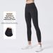 LULU Style High Waist Seamless Yoga Pants For Women Elastic Tight Hip Lift Sports Fitness Leggings_viptrois.com
