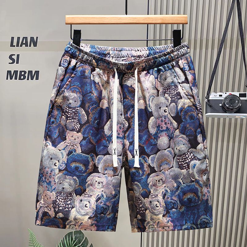 Men's Clothing Men's Five Point Pants Summer Beach Pants Men's Casual Running Sports Shorts Men's Five Point Straight Pants Trendy_viptrois.com