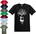 TREE OF GUITARS 100% Cotton T-shirt Mens Tees Top Acoustic Guitar Tree Of Life Rock Peace Bass Music Top_viptrois.com