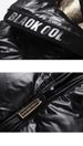 New Black, Gold And White Goose Down Jacket For Men And Women, Couple's Short Jacket Over The Knee, Winter Thick High End Casual Wear_viptrois.com