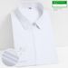 Women's Stretch Professional Blouse - Wrinkle-Resistant Office Shirt With Tailored Fit & Hidden Button Placket For Business Casual Elegance_viptrois.com