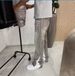 Vintage Patchwork Denim Jeans For Men – Distressed Washed Straight-Leg Hip-Hop Pants With Raw Hem & Streetwear Style_viptrois.com