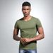 180GSM Stretch Fit Men's V-Neck T-Shirt – Slim Cut Breathable Tee (White/Black/Charcoal/Navy/Army Green/Burgundy/Denim Blue)_viptrois.com