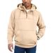 Men's Clothing Heavyweight Fleece Hooded Sweatshirt - Winter Warm Pullover Hoodie With Kangaroo Pocket, Casual Loose Fit For Outdoor & Streetwear_viptrois.com
