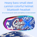 K15 Helmet Graffiti Painted Circle Atmosphere Wireless Bluetooth Music Stereo Headset_viptrois.com