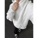 New Solid Color Hooded Sweatshirt With Simple And Comfortable Temperament, Fashionable And Versatile Loose Top_viptrois.com