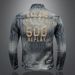 Men's Clothing Venom Men's Denim Jacket Casual Retro Large Size Stand Collar Zipper Jacket Cycling Motorcycle Wear Trendy_viptrois.com