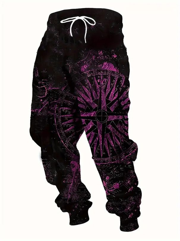 Pantalones Deportivos Para Hombre Con Estampado 3D De Calavera Blanca, 100% Poliéster, Cordón Elástico Y Bolsillo_viptrois.com