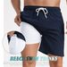 Summer New Style Men's Short Pants, Fashionable Beach Pants For Vacation, Men's Large Size, Four-cornered, Made Of Milk Silk With Lining Inside_viptrois.com