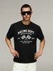 Urban Relaxed Fit Racing Dept. Cotton T-Shirt Men's Everyday Casual Streetwear Tee_viptrois.com