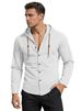 2026 European-style Men's Simple Cotton Casual Loose Breathable Long-sleeved Solid-color Hooded Shirt_viptrois.com