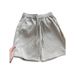 Men's Grey Trendy Loose Fitting Athletic Basketball Shorts Summer Wear Casual Straight Leg Five Point American Style_viptrois.com