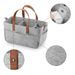 Premium Felt Diaper Bag - Multi-Functional Organizer For Baby Essentials (Portable, Adjustable Strap, Spacious Pockets, New Design)_viptrois.com