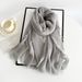 Cotton And Linen Women's New Solid Color Scarves, Summer Sun Protection, Breathable Shawls, Rough Edged Scarves_viptrois.com