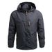 Men’s Windproof Trench Coat – Lightweight Water-Resistant Hooded Jacket For Spring & Fall (Tech-Fabric, Stand Collar, Slim Fit, Outdoor )_viptrois.com