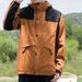 Men's 3-in-1 detachable 2-piece waterproof breathable and fleece thickened hiking suit_viptrois.com
