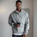 Pure Pure Casual Half-Zip Stand Collar Trendy Simple Loose Plus Size Fleece Men's Sweatshirt Cross-Border_viptrois.com