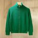 Men's Stylish High-Neck Zip-Up Knit Cardigan Warm Winter Pullover Sweater With Stand Collar, Breathable & Stretchable, Casual Chic For Urban Fashion_viptrois.com
