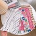 Korean Summer Girls Floral Polka Dot Bell Bottom Pants Ice Silk Thin Style Fashionable Small And Medium Children's Pants_viptrois.com