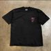 American High Street Chain Cross Printed T-shirt For Men, Trendy And Casual Round Neck 230g Pure Cotton Short Sleeved_viptrois.com