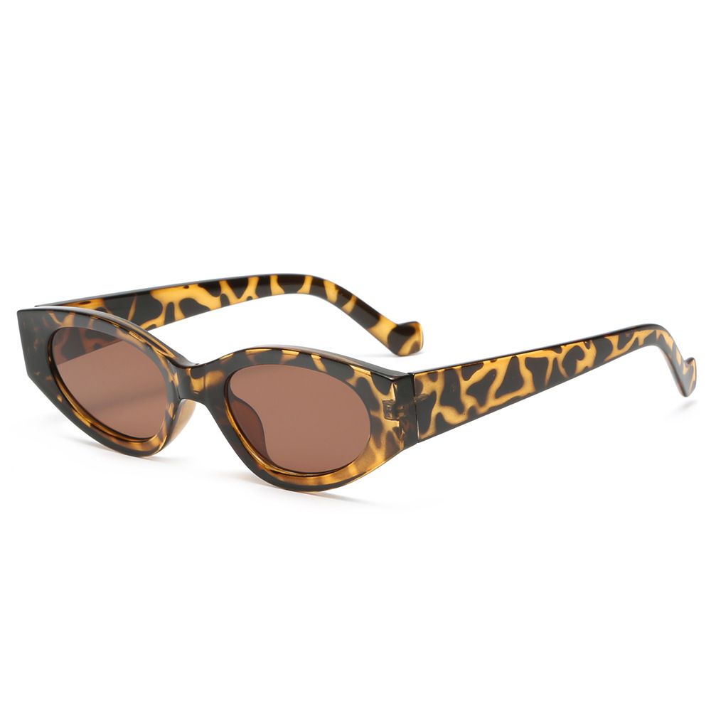 Oval Cat Eye Sunglasses For Women – Small UV400 Frame, HD Lenses, European & American Fashion Style_viptrois.com