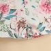 Babies' clothes summer 0-2-year-old baby girl jumpsuit five-point pants flower sleeveless jumpsuit baby can open pants_viptrois.com