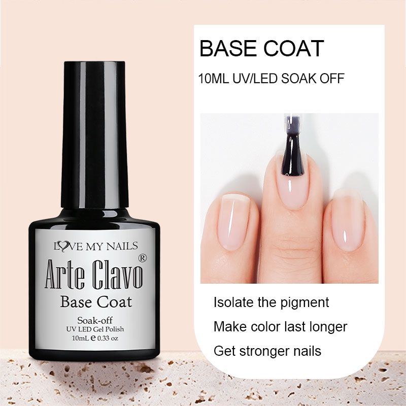 Arte Clavo Matte Velvet Top Coat UV Gel Soak Off 10ml Varnish Semi-Permanent Nail Polish Seal Gel Polish Nail Art Decorations Tools_viptrois.com