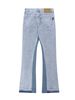 Men's Clothing High Street Stitching Washed Light-colored Jeans Men's Hiphop Trendy Straight Pants_viptrois.com