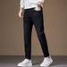 Men's Clothing Jeans Large Size Trendy Brand Fashion Trendy Brand Casual Elastic Small Straight Slim Trousers_viptrois.com