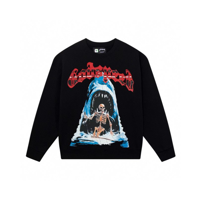 Godspeed Skull Cotton Men And Women High Street Hip Hop Crew Neck Sweatshirt Long Sleeve Trendy_viptrois.com