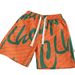 Men's Summer Trendy Printed Letter Casual High Street Style Loose Straight Leg Beach Shorts Outerwear_viptrois.com