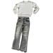 2026 New European And American Trendy Brand Towel Embroidered Jeans Men's Y2k High Street Niche Design Sense Versatile Casual Straight-leg Pants Tide_viptrois.com