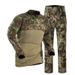 Men's Clothing camouflage stitching knitted frog suit tactical suit CP camouflage training uniform_viptrois.com