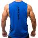 Men's Big Slit Sports Vest Bodybuilding Fitness Running Tank Top Sleeveless Gym Workout Clothing_viptrois.com