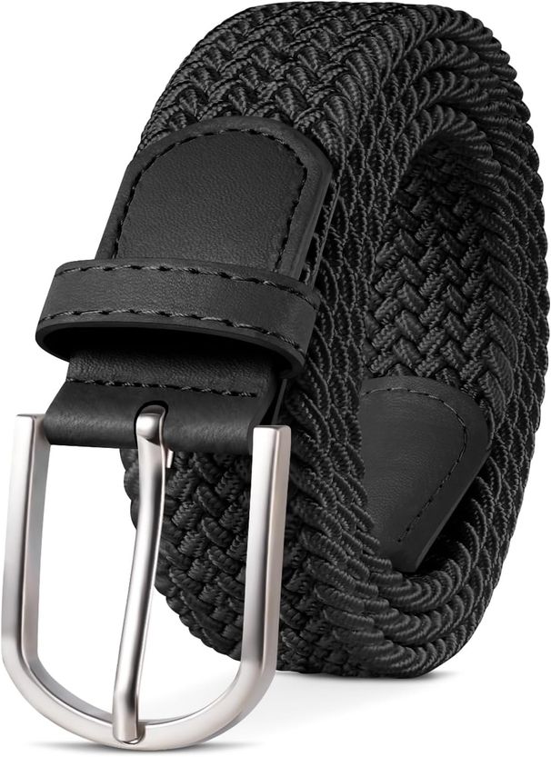 Tangchao Fabric Stretch Belt, Braided Elastic Stretchy Belt For Men And Women, Width 3.3 Cm, Length 90 To 135 Cm_viptrois.com