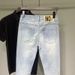 Men's Clothing Light Blue Washed Jeans Men's Style Slim Stretch Skinny Pants 2024 Spring And Autumn Men's Harem Pants_viptrois.com