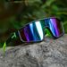 Übergroße Herren-Fahrradbrille Für Herren, Winddicht, Bunte Beschichtung, Sonnenbrille, Outdoor-Sport, Motorrad_viptrois.com