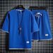 Men's Clothing Men's Sportswear Suit Waffle Suit Summer Short Sleeved T Shirt + Shorts 2 Piece Sports Suit_viptrois.com