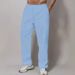 Men's Clothing Straight Drawstring Pure Cotton Solid Color Sports Casual Trousers_viptrois.com