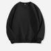 Manufacturer Wholesale Spring And Autumn Trendy Round-neck Pullover Tops, Sporty Casual Loose-fit Versatile Men's Solid_viptrois.com