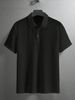 Men's Clothing Summer Short Sleeved T Shirt Polo Shirt Lapel Button Fashion Casual T Shirt_viptrois.com