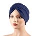 New Thickened Elastic Headscarf Hat Ethnic Style Cross Twist Hat Fashionable And Versatile Headscarf Warm Hat_viptrois.com