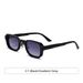 Retro Square Gradient Sunglasses - Classic Small Frame (Unisex UV Protection)_viptrois.com