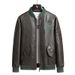 Men's Clothing Autumn And Winter Splicing Fashion Embroidery Leather Men's Jacket Japanese Fashion Brand Motorcycle Clothes Large Size Leather Jacket_viptrois.com