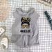 Children's Clothing 2025 New Girls Shorts Suit Hooded Two Piece Korean Style Fashion Cartoon Vest Trend_viptrois.com