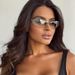 Oval Rahmenlose Y2K Luxus Sonnenbrille Marke Design High-end-Styling Punk Sonnenbrille Outdoor Retro Persönlichkeit Sonnenbrille Frauen_viptrois.com