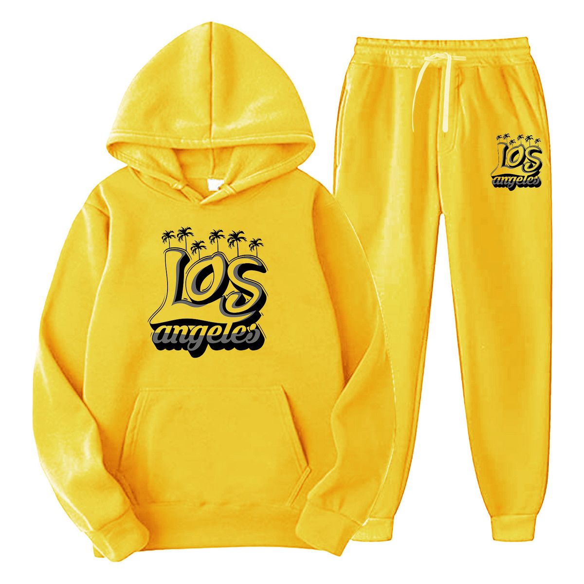 Men's Clothing Men's Suit Pullover Sweatshirt Sports Suit Sweatshirt Suit Fashionable Fleece Men's Hoodie_viptrois.com