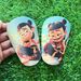 Nezha & Ao Bing Mini Football Shin Guards For Kids - Lightweight Protective Gear For Training & Matches (8x5cm/10x6cm/12x8cm)_viptrois.com