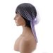 Women's Rhinestone Elastic Headband Fishing Net Pirate Hat Headband Party Personality Flash Diamond Headscarf Party_viptrois.com