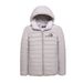 Men's Clothing Autumn And Winter Men's Short Light Cotton Coat Sports Letter Thickened Middle Aged And Young Winter Coat_viptrois.com